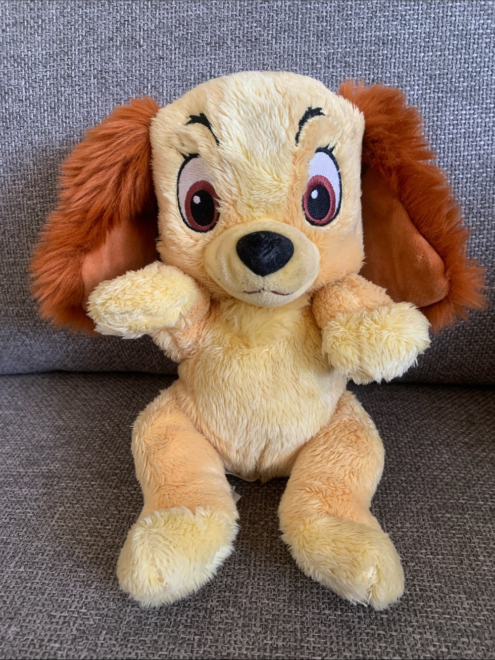 Disney Babies Plush Lady And The Tramp Cocker Spaniel Puppy Dog 11” Stuffed Toy